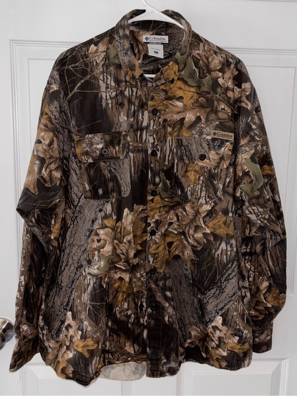 Columbia Men’s Camo Hunting Shirt Sz XL